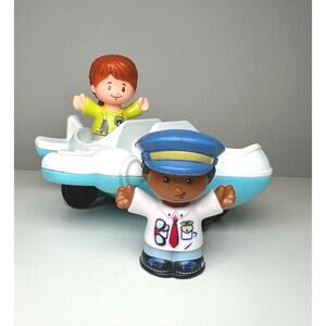 Fisher-Price Little People Two Seater Aircraft Toy Airplane with Figures
